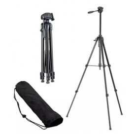 Tripode Daza Camara Plegable Fotografia 58cm A 157Cm Foto Video Reflex Con Bolso Aluminio DZ058157BK