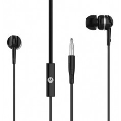 Auriculares In Ear Motorola Pace 105 Wired Black Manos Libres