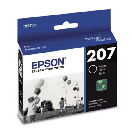 Cartucho Epson Original 207 Negro Para Xp 2101 5Ml