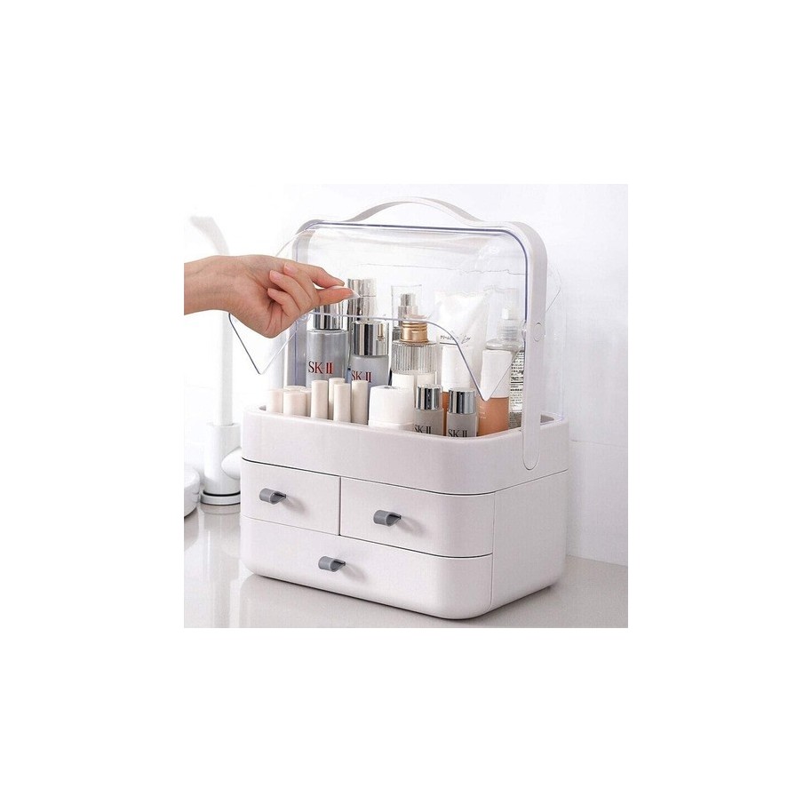 Organizador Acrilico Caja Porta Cosmeticos Labial Maquillaje Esmaltes  Vir-2681 Chico