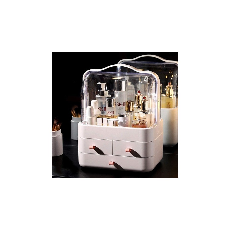 Organizador Acrilico Caja Porta Cosmeticos Labial Maquillaje Esmaltes  Vir-2681 Chico