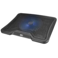 Base Cooler Gtc 12 a 15.6 Pulgadas Cpg-011 35x26Cm Un Cooler Con Luz Led Azul Cooling Pad