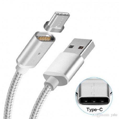 Cable Type C Magnetico Time 1 Metro Tipo C Motorola Samsung Huawei Xiaomi Metal Magnetic Tmcb 6108