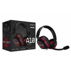 Auricular Gamer Astro A10 Con Microfono Ps4 Xbox Nintendo Pc Mac Call Of Duty Black Red