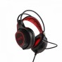 Auricular Gaming Energy System Red Luz Led Roja Microfono Control Volumen Headset Gamer