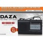 Radio Portatil Daza Fm Am Dual Multibanda Sw 9 Bandas 220v O Pilas