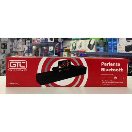 Parlante Barra De Sonido Portatil Soundbar Bluetooth Gtc 5W Auxiliar Spg-117