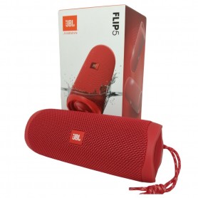 Parlante Bluetooth Jbl Flip 5 20W Rojo Original Portatil iPhone Android Resistente Al Agua