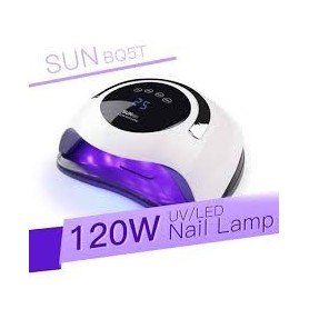Cabina Led Uv Sun Bq5t Secador De Uñas 120W Con Timer Display Profesional Manos Y Pies