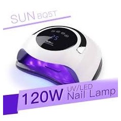 Cabina Led Uv Sun Bq5t Secador De Uñas 120W Con Timer Display Profesional Manos Y Pies