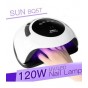 Cabina Led Uv Sun Bq5t Secador De Uñas 120W Con Timer Display Profesional Manos Y Pies