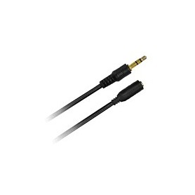 Cable Miniplug Macho a Hembra Alargue 3.5mm Stereo Nisuta 5Mts Nscau355al