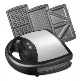 Sandwichera 3 En 1 Westinghouse Placas Intercambiables Grillar Wafles Sandwiches Antiadherente