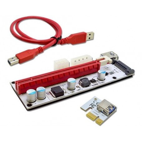 Riser Pci-E 16X a 1X Externo Por Usb 60 Cm Mineria