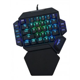 Teclado Mecanico Gamer Nisuta Nskbgz1m One Hand Rgb Led Nskbgz1m