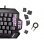 Teclado Mecanico Gamer Nisuta Nskbgz1m One Hand Rgb Led Nskbgz1m