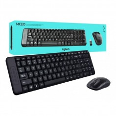 Combo Teclado y Mouse Logitech Inalambrico Mk220 Wireless