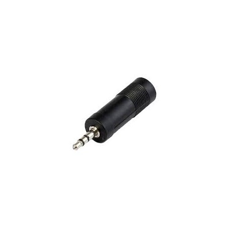 Adaptador Miniplug Stereo 3.5mm a 6.3mm Hembra Nsadst36