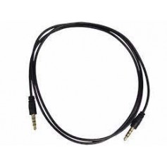Cable De Audio Miniplug A Miniplug Auxiliar De 4 Secciones 1M Nisuta