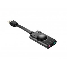 Placa De Sonido Audio Usb 7.1 Externo Ns-Cousau7g