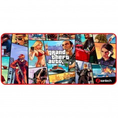 Mouse Pad Gaming Gta V Santech Pad Gamer 90x40Cm XXL