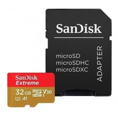 Memoria Micro Sd 32Gb Sandisk Extreme 100Mbps A1 U3 4K V30 Camara Drone