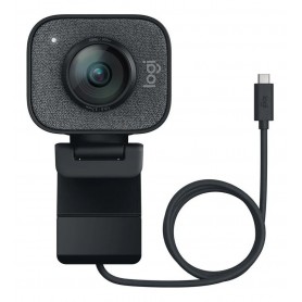 Camara Web Webcam Logitech Stream Cam Plus 1080p 60 Fps Con Tripode