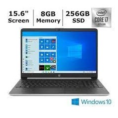 Notebook Hp I7 1065g7 256Gb Ssd 8Gb 15.6 Pulgadas Windows 10 (12 Sin Interes) Hp-dy1078nr