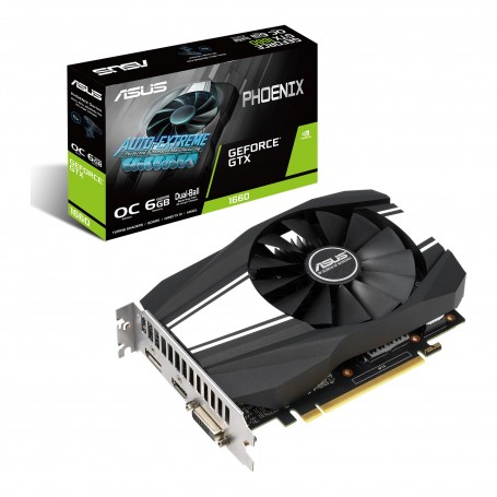 Placa De Video Asus GeForce Ph Gtx 1660 6Gb Gddr6 Phoenix Oc