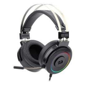 Auriculares Gamer Redragon Lamia 7.1 Negro Con Luz Rgb Con Soporte