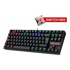 Teclado Gamer Redragon Kumara Black K552 Rgb Qwerty Outemu Red Español