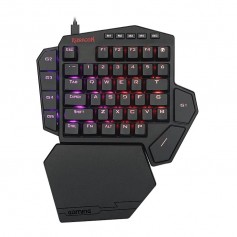 Teclado Mecanico De Una Mano Gamer Redragon Diti K585 RGB Outemu Blue Negro Luz Rgb