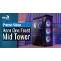 Gabinete Aerocool Aero One Frost Argb Mid Tower X4 Fan Gamer