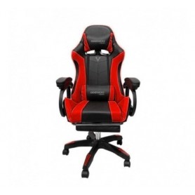 Silla Gaming Daewoo Rifle Rojo Reclinable Con Apoya Pies Rotacion