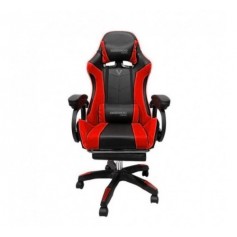 Silla Gaming Daewoo Rifle Rojo Reclinable Con Apoya Pies Rotacion (12 Cuotas Sin Interes)