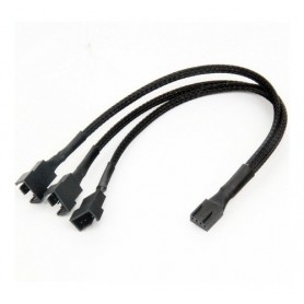 Cable De Fuente Adaptador 4 Pines Cooler a 4 Pines X3 Coolers