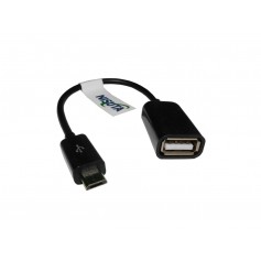 Cable Adaptador Nisuta Otg 10cm Usb 2.0 A Micro Usb Ns-Camicroush