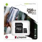 Memoria Micro Sd 256Gb Clase 10 Canvas Plus 100Mb/S Kingston U1