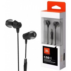 Auricular Jbl C50HI Negro In-ear Headphones Manos Libres Microfono
