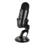 Microfono Blue Yeti Blackout Logitech Condensador Multipatron