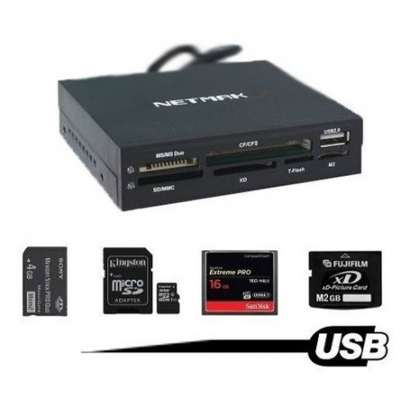 Lector Tarjetas De Memoria Interno + Usb O Bahia 3.5 Sd L5