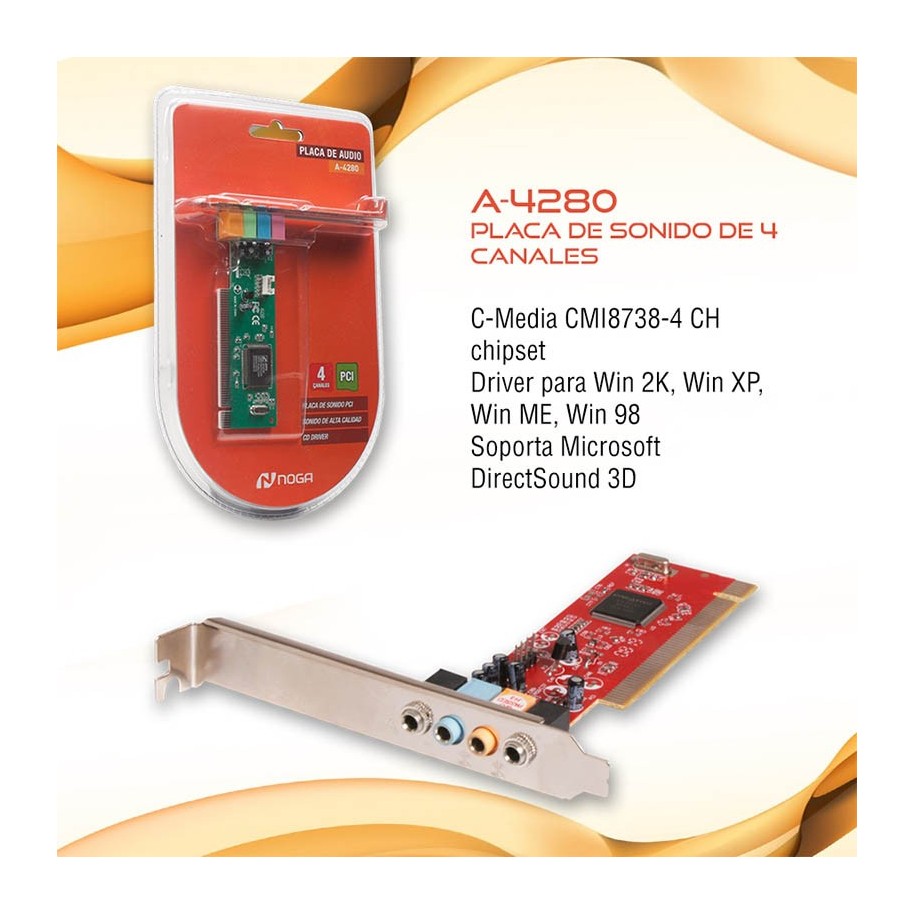 genius - tarjeta sonido 5.1 pci comprar en tu tienda online