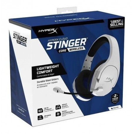 Auricular Gamer HyperX Cloud Stinger Core Wireless White Headset Gaming Black Pc Inalambrico