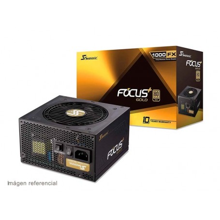 Fuente Pc Seasonic 1000W Real Focus Gx-1000 80+ Gold Certificada Gamer Full Modular
