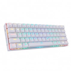 Teclado Gamer Mecanico Inalambrico Redragon Draconic K530 Outemu Brown  Blanco