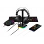 Soporte Auricular Redragon Scepter Pro Ha300 Rgb Hub