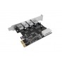 Placa Pci Express 4 Puertos Usb 3.0 Nsplus34