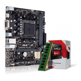 COMBO ACTUALIZACION AMD A6 7400K 3.9GHZ 8GB DDR3 RAM MOTHER A68HM-E33 HDMI