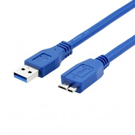 CABLE ADAPTADOR USB 3.0 MACHO TIPO A/B DISCO RIGIDO EXTERNO NETMAK MN-C43