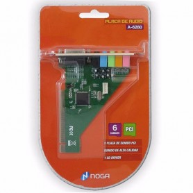 Placa Sonido Pci A-6280 6 Canales Noga